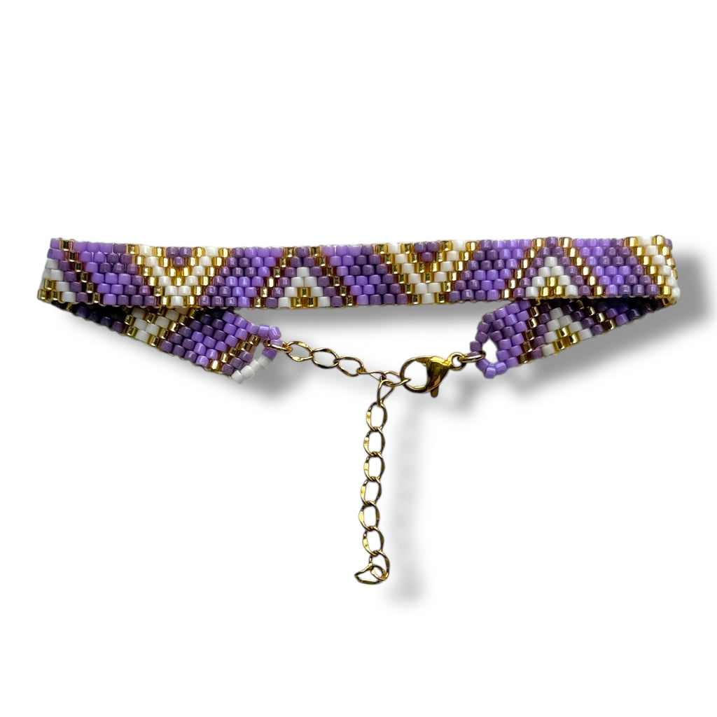 Purple Miyuki Bracelet