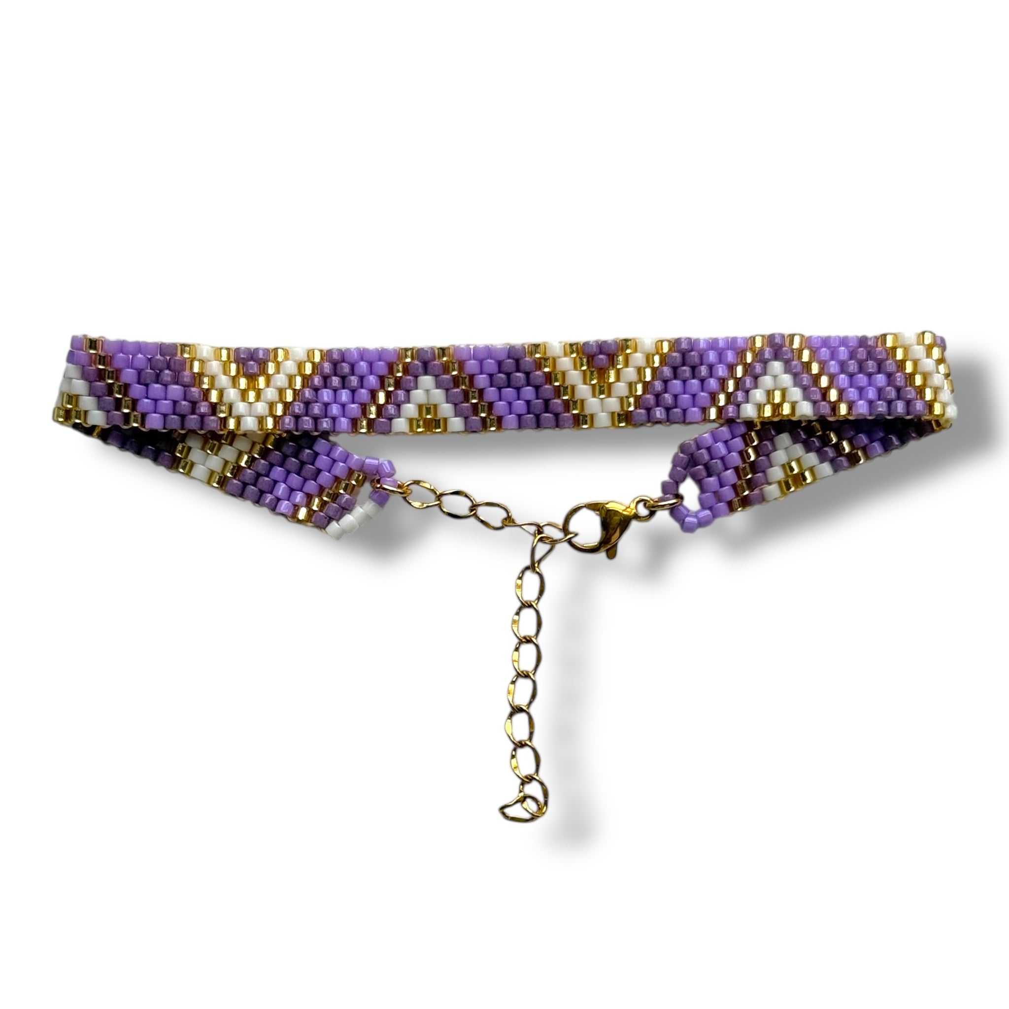 Purple Miyuki Bracelet
