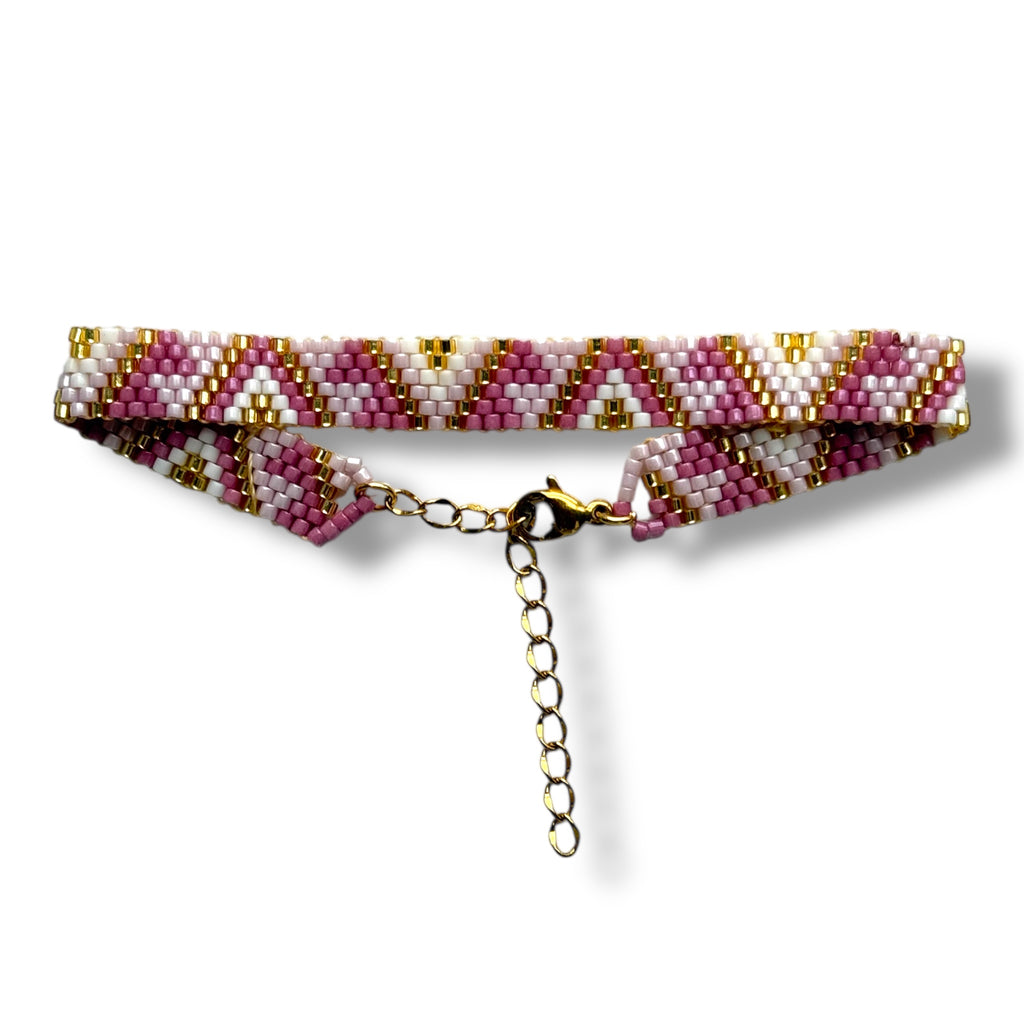 Pink Miyuki Bracelet