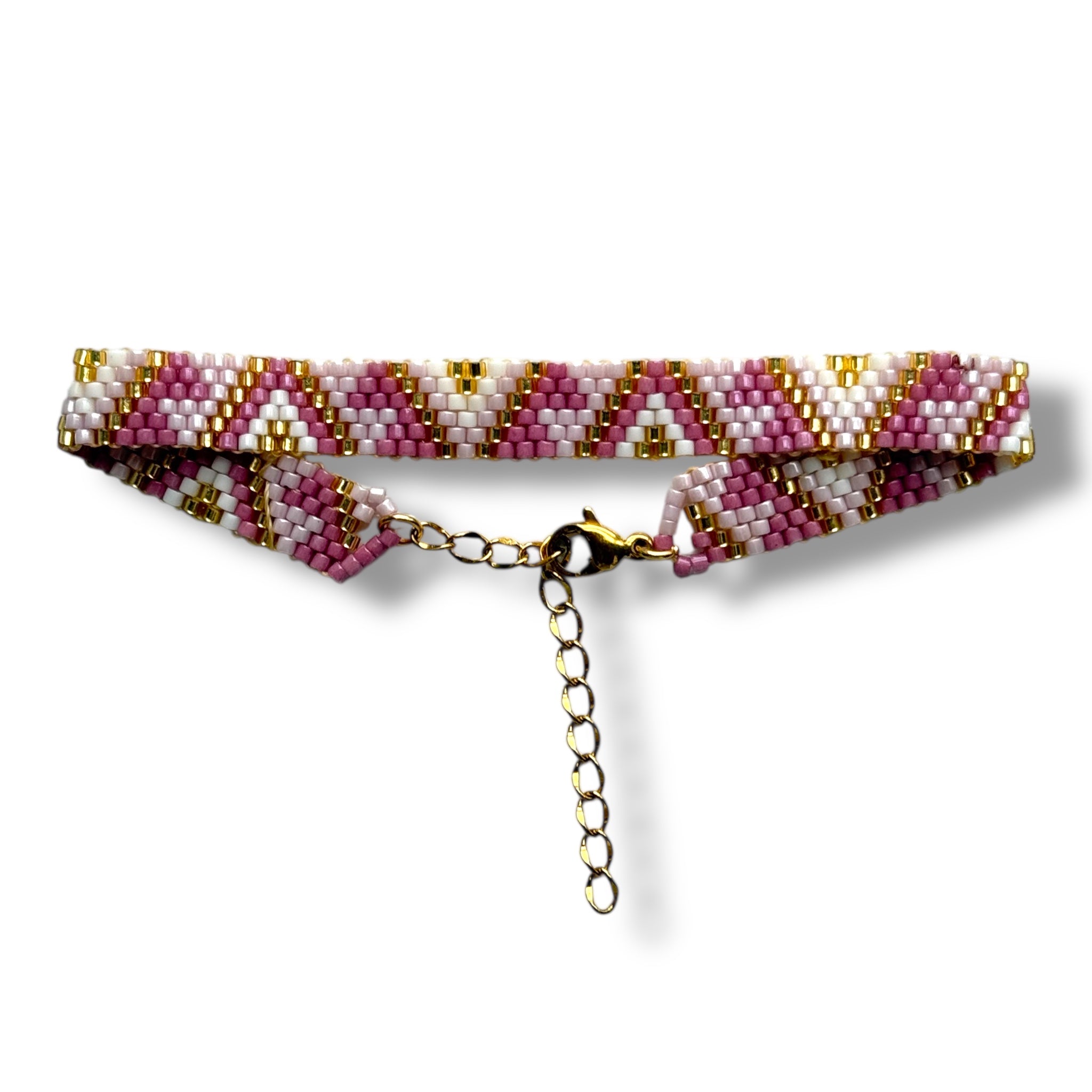 Pink Miyuki Bracelet