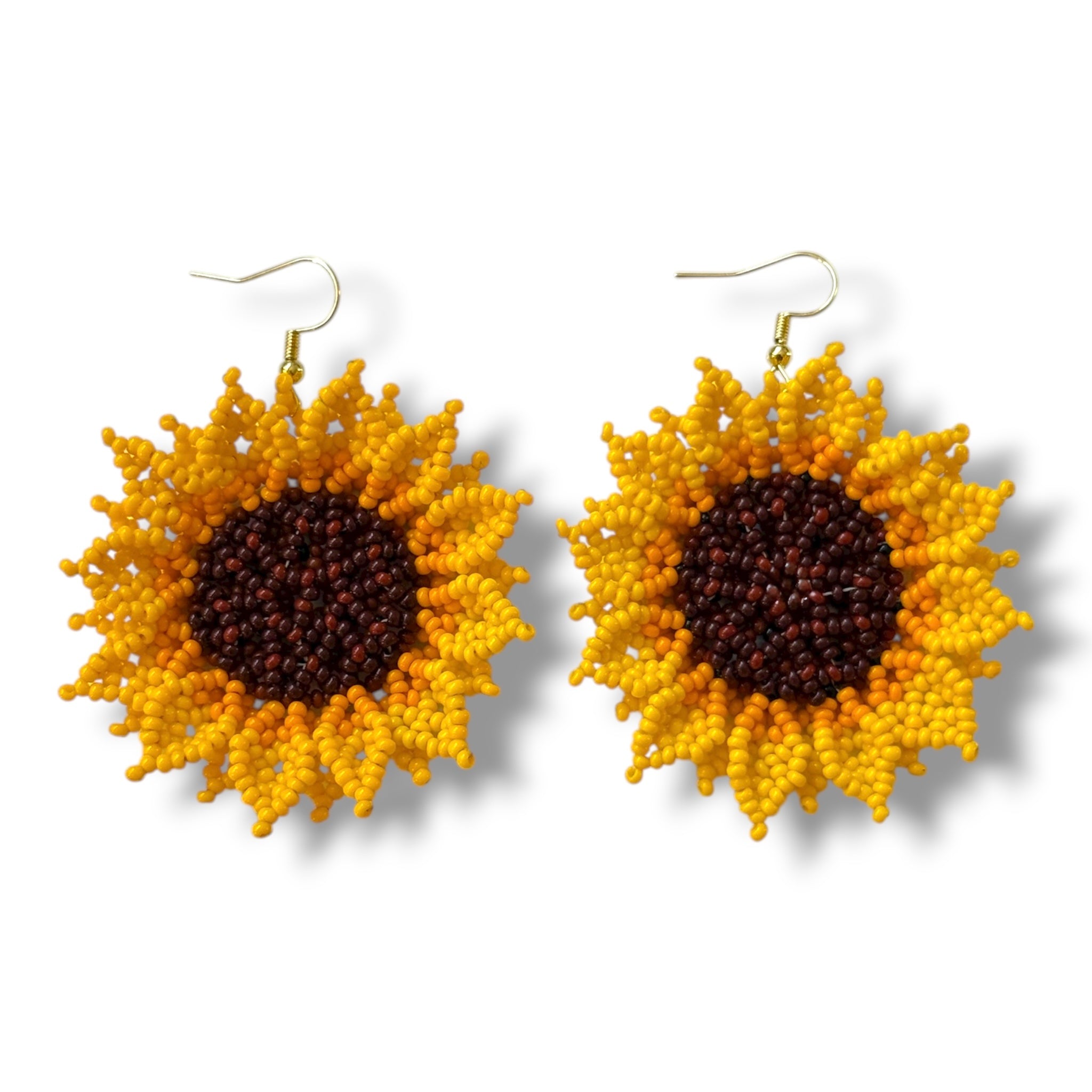 Sunflower earrings