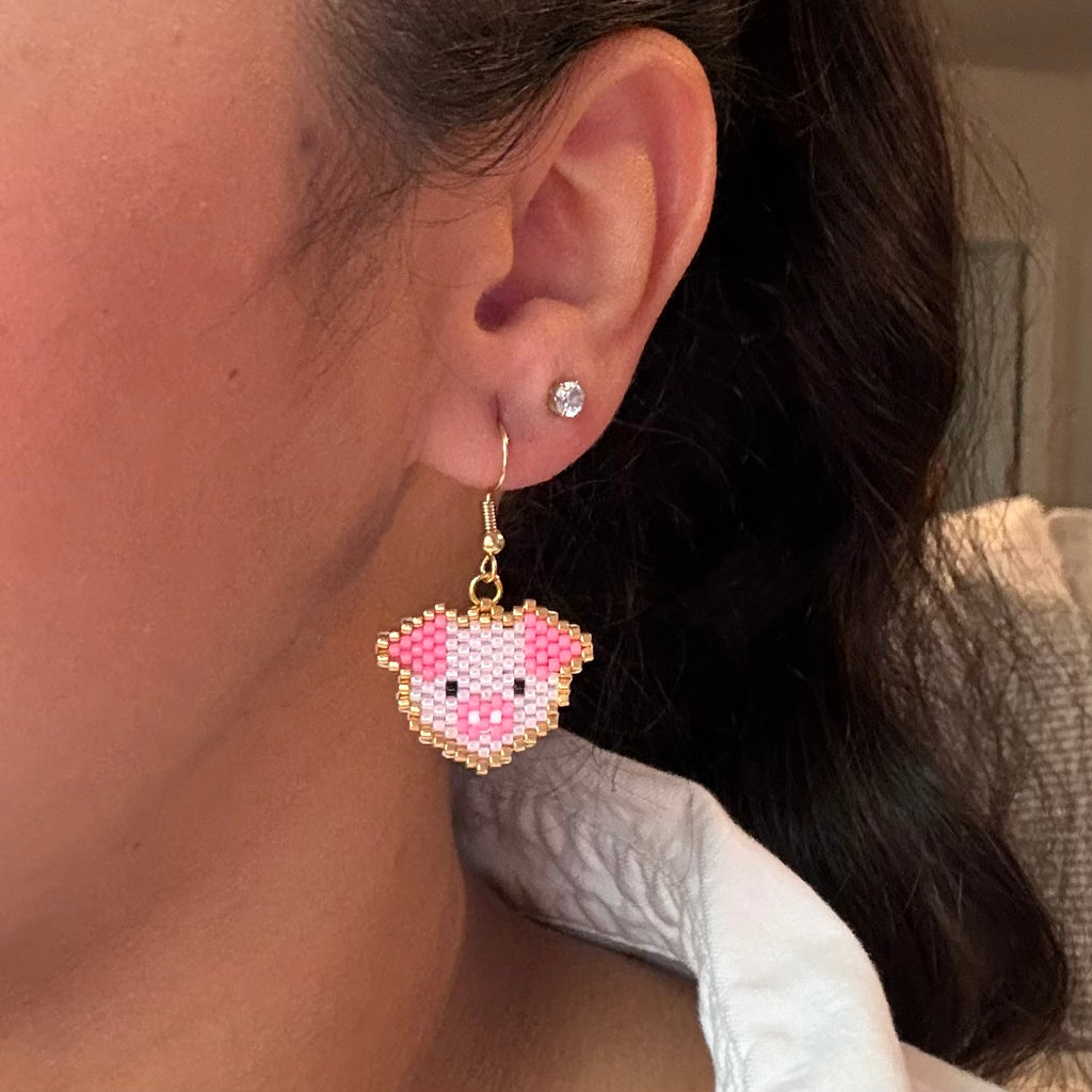 Pig Earrings
