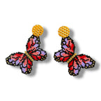 Purple and Red Butterfly