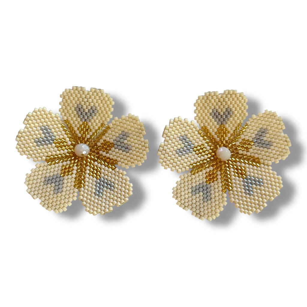 Beige Poppy Flower
