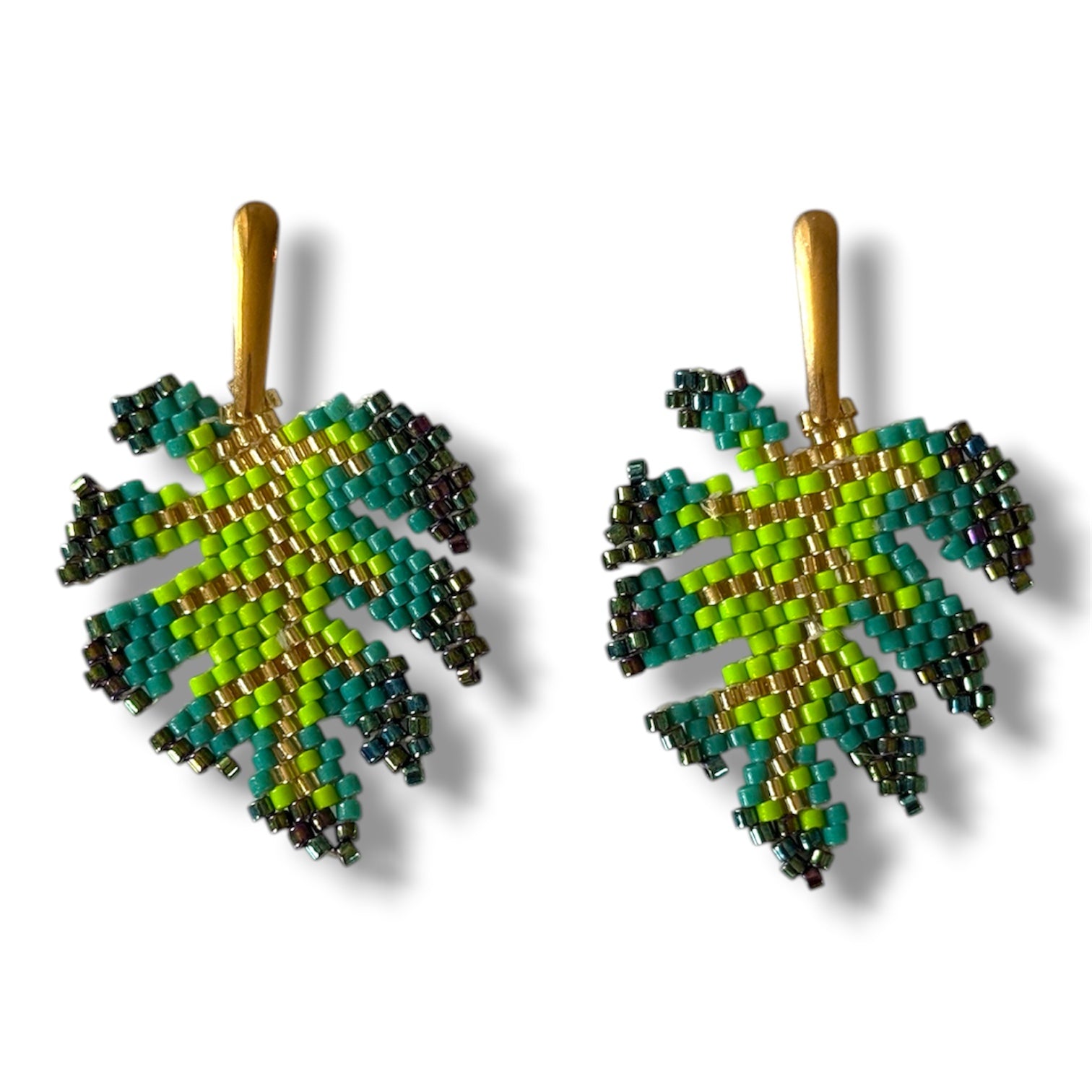 Monstera Earrings