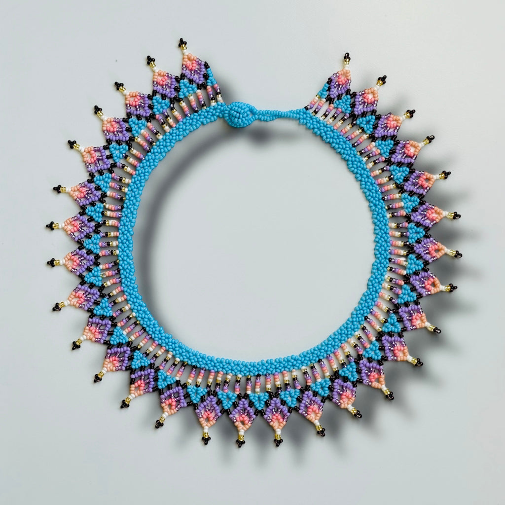 Blue and Purple Choker