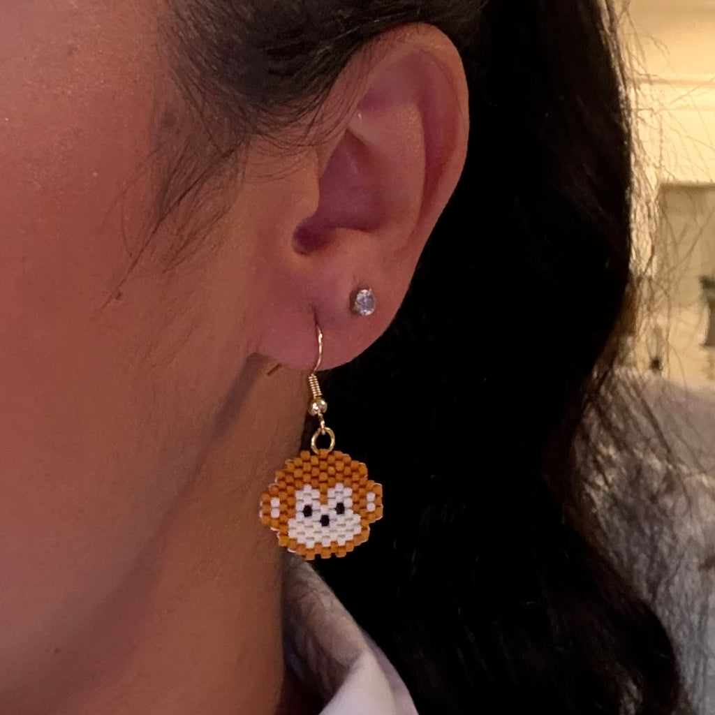 Monkey Earrings