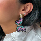 Purple and Turquoise Butterfly
