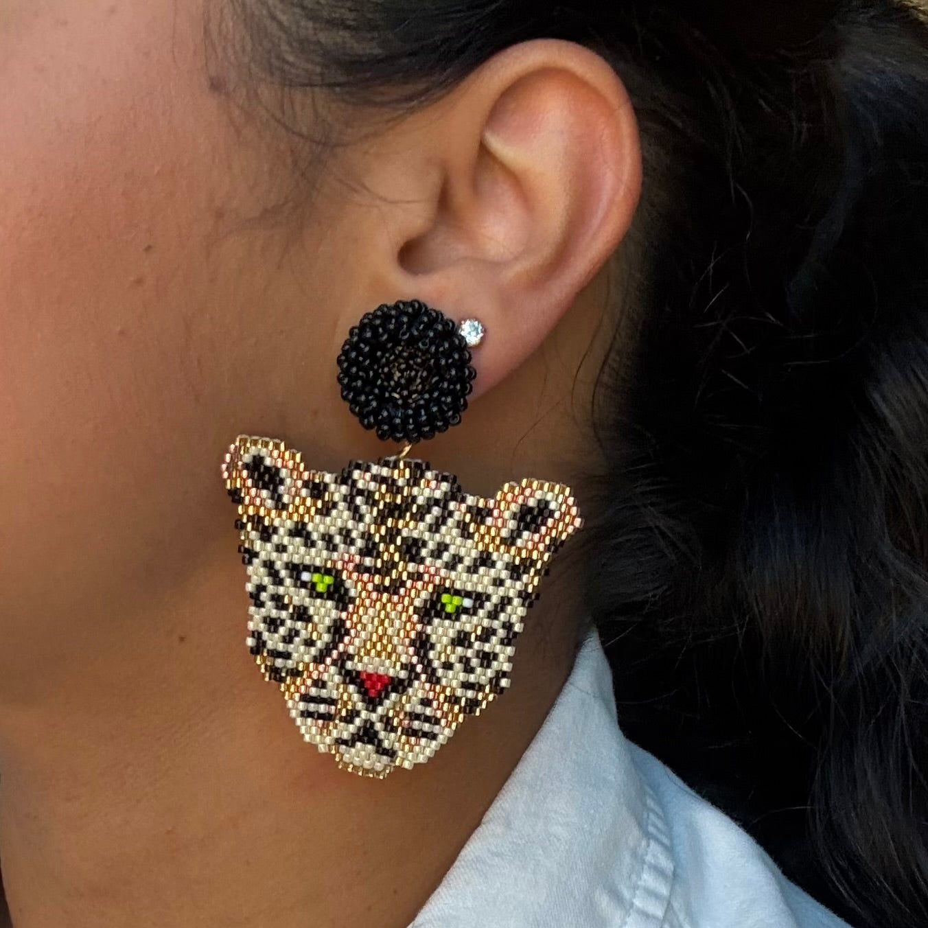 Wild Leopard Earrings