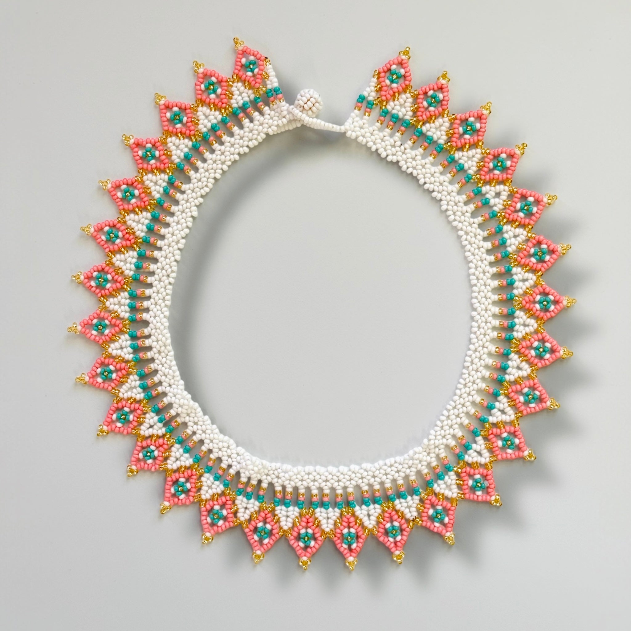 White and Pink Choker