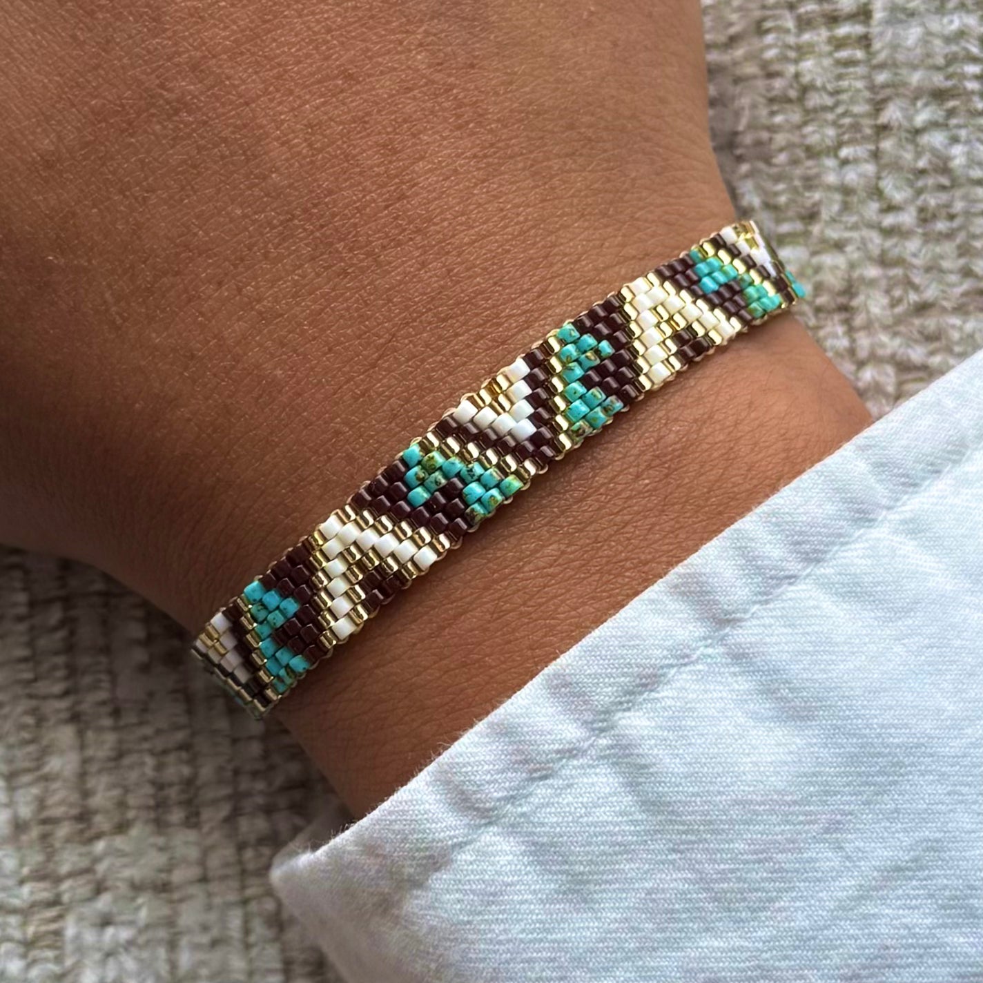 Turquoise Miyuki Bracelet