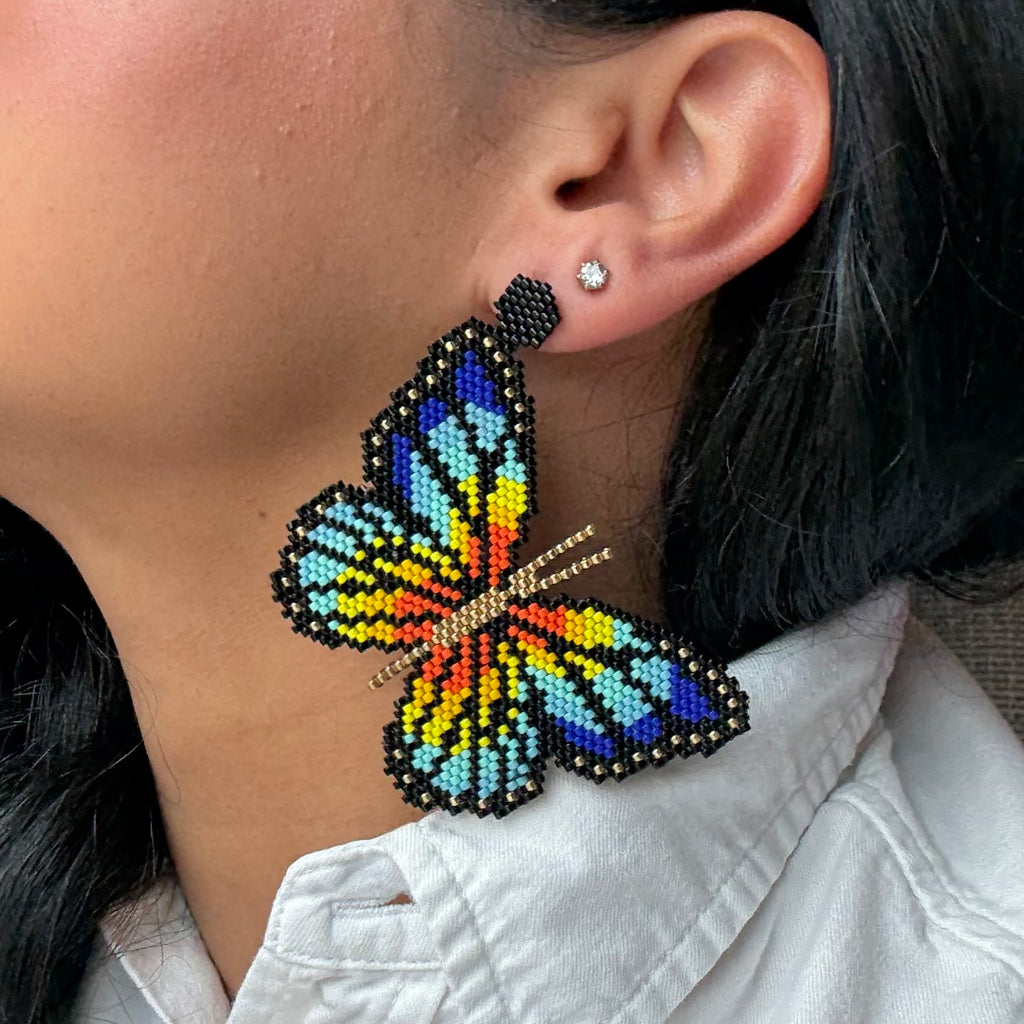 Blue and Yellow Butterfly