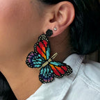 Red and Turquoise Butterfly