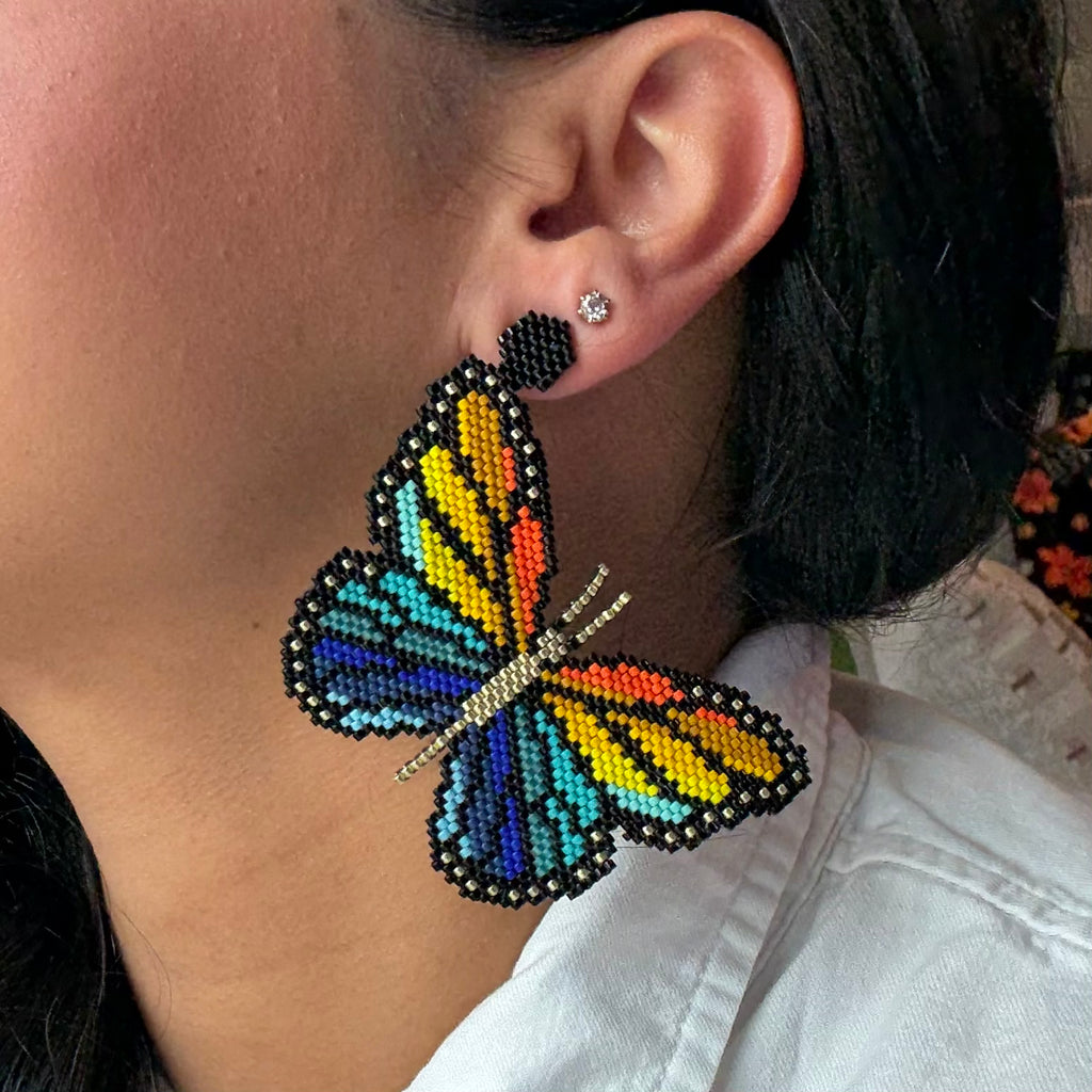 Blue and Orange Butterfly