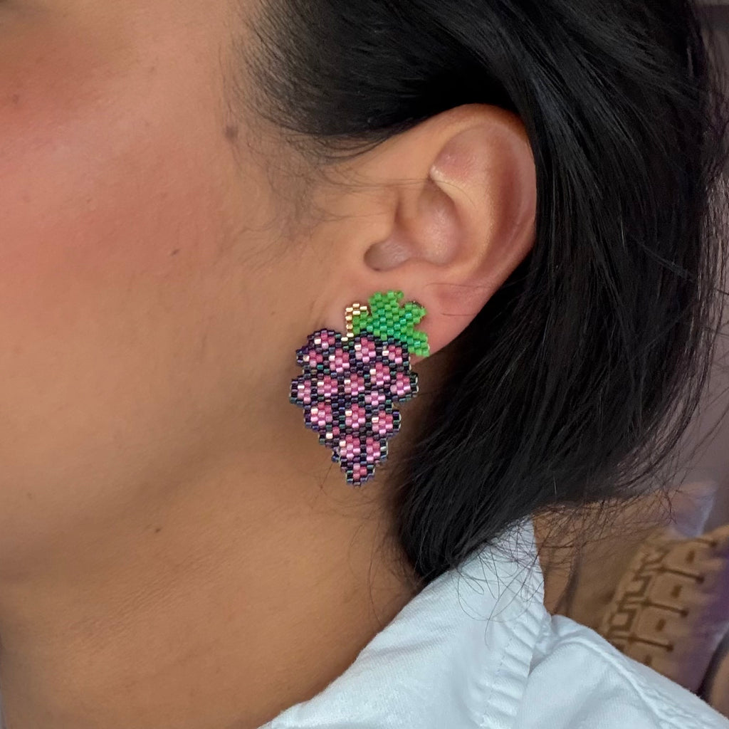 Grape Earrings