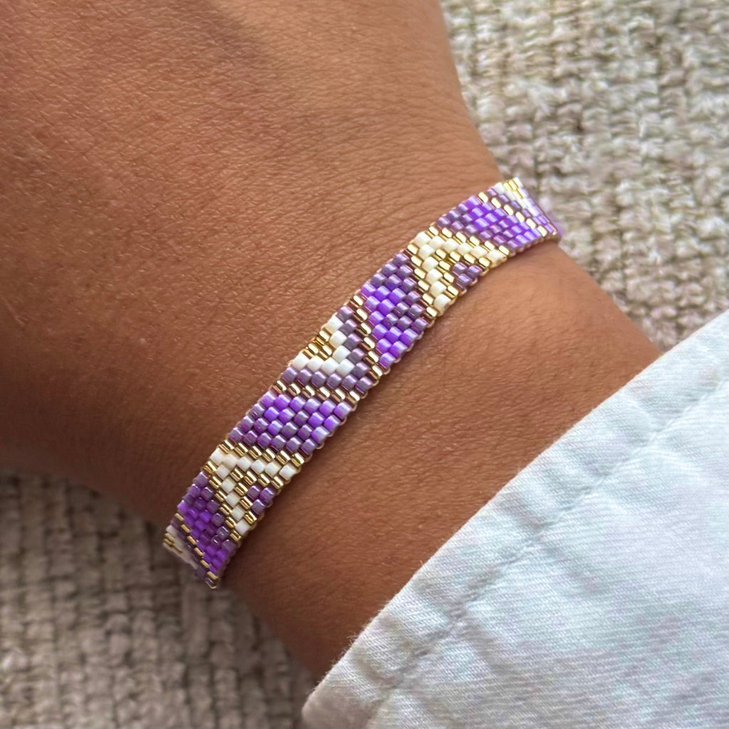 Purple Miyuki Bracelet