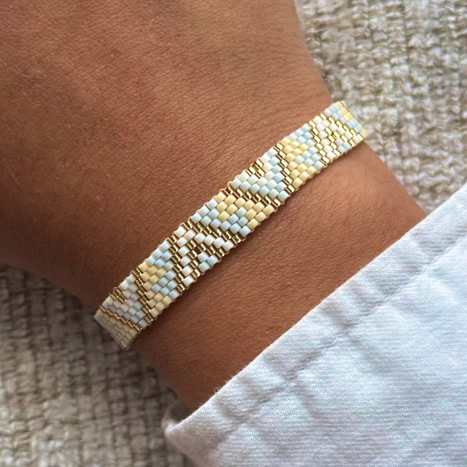 Grey Miyuki Bracelet