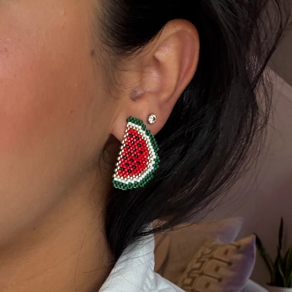 Watermelon Earrings