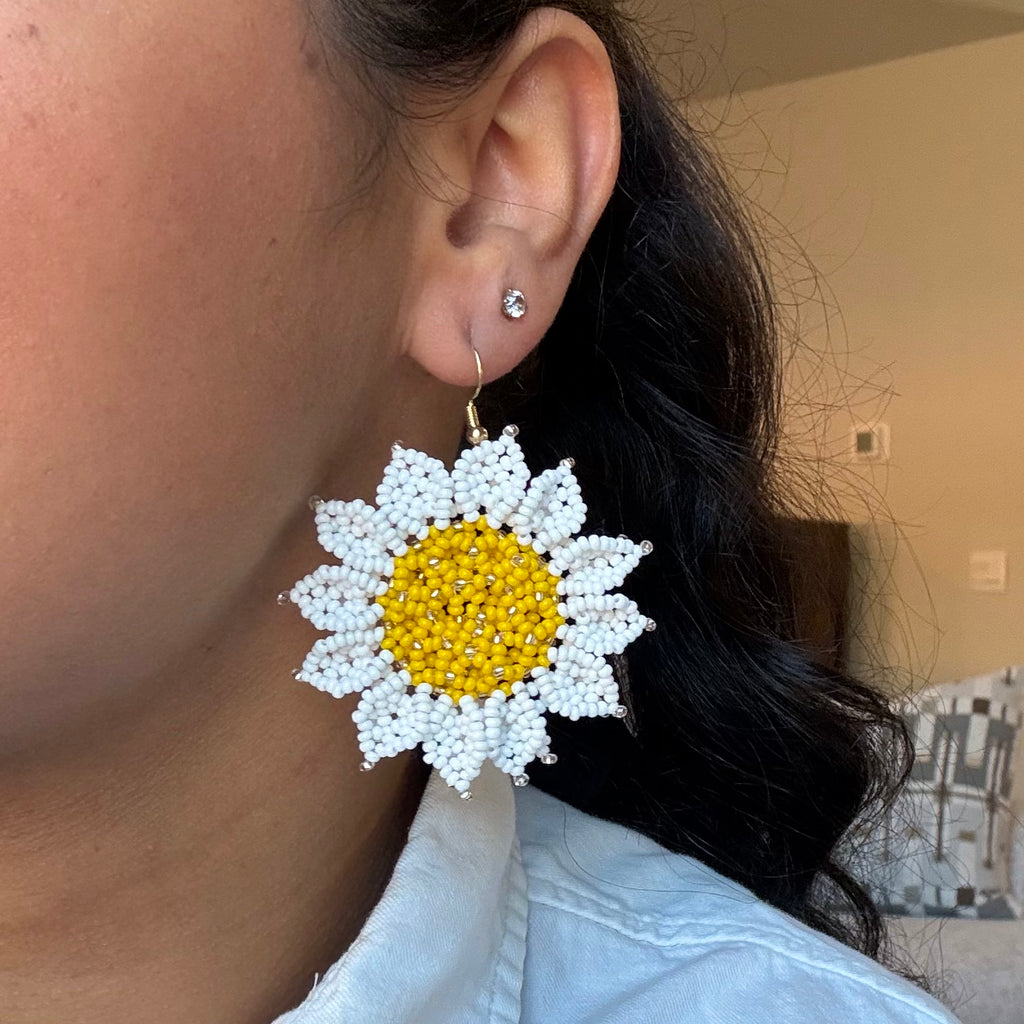 Daisy Flower Earrings