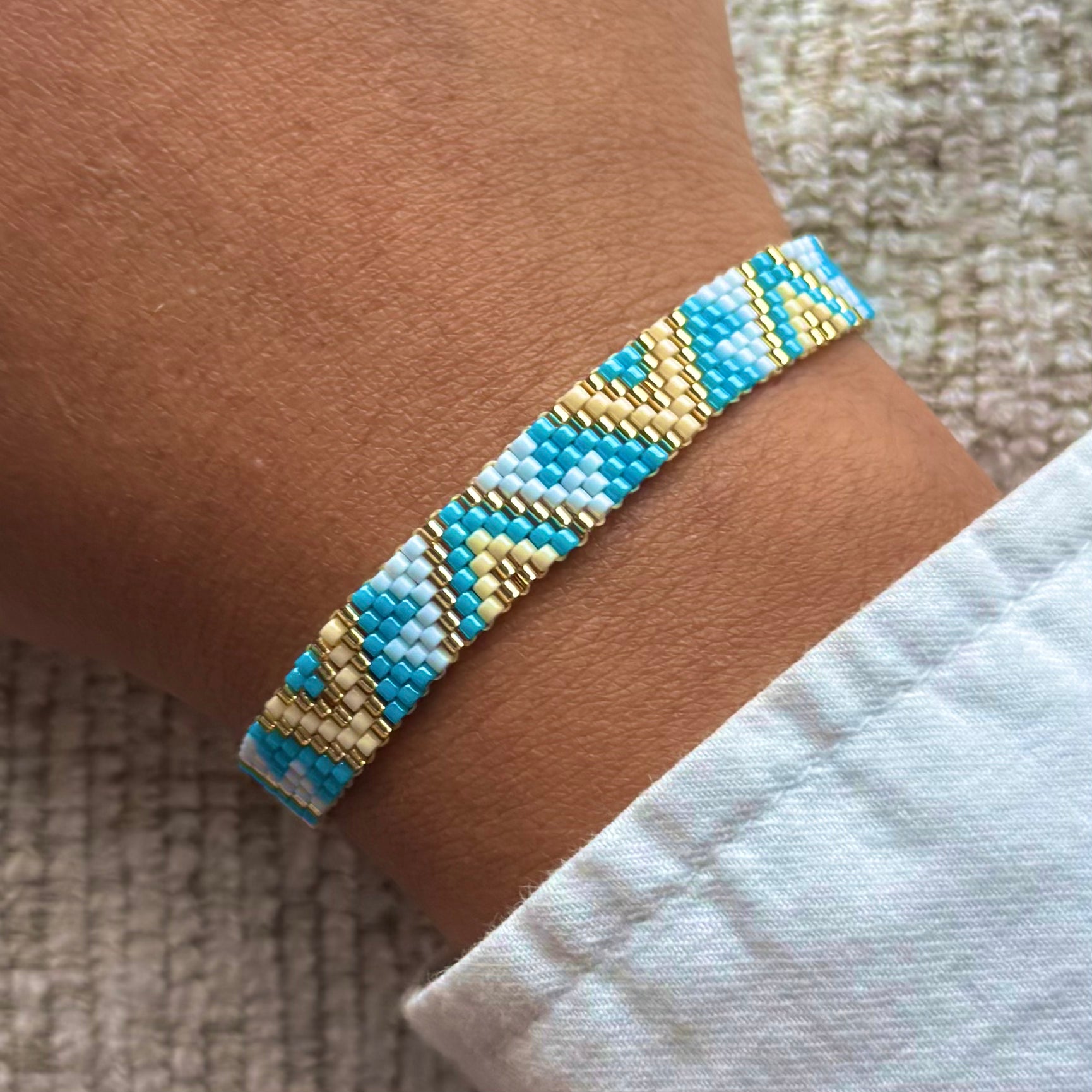 Blue Miyuki Bracelet