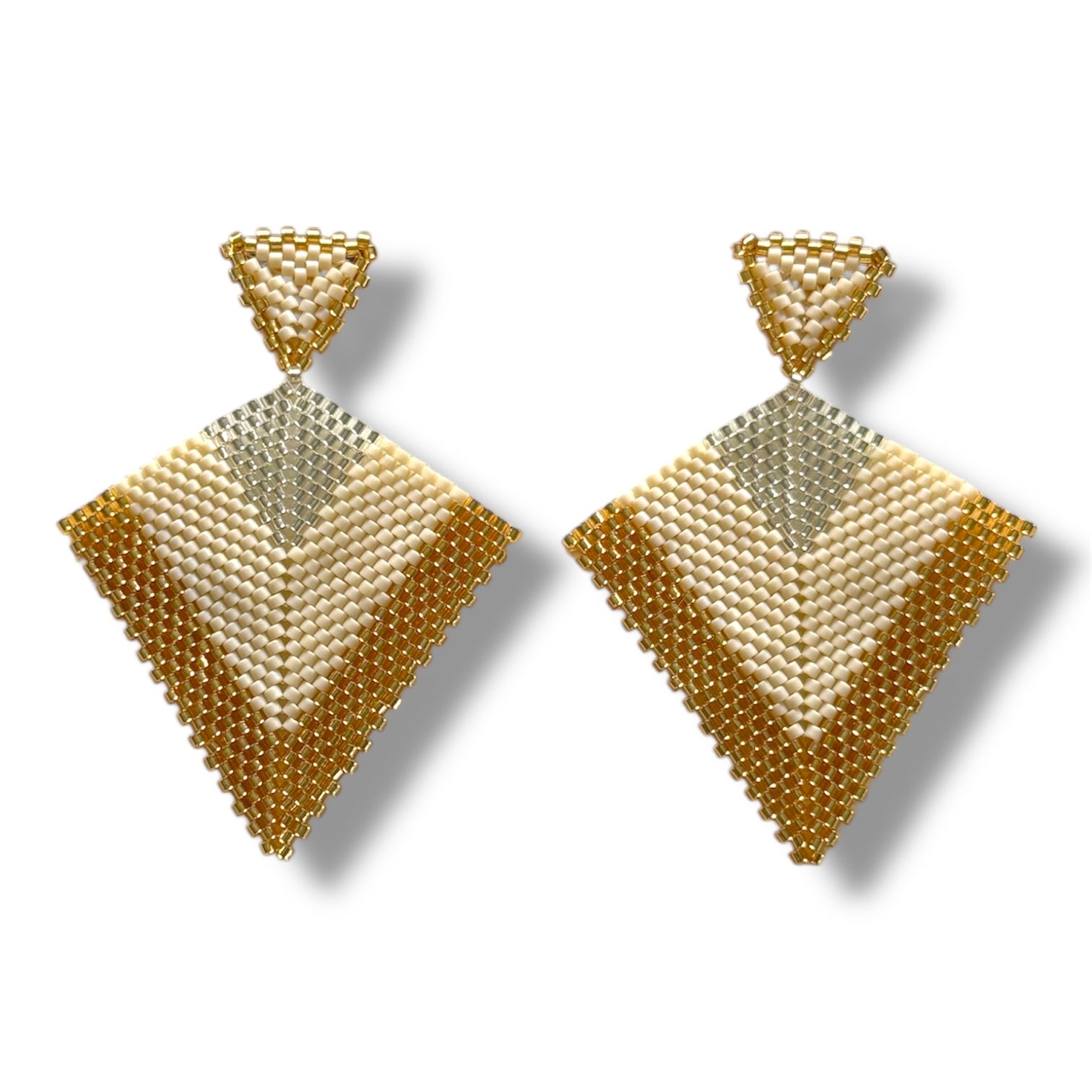 Gold and Beige Arrow