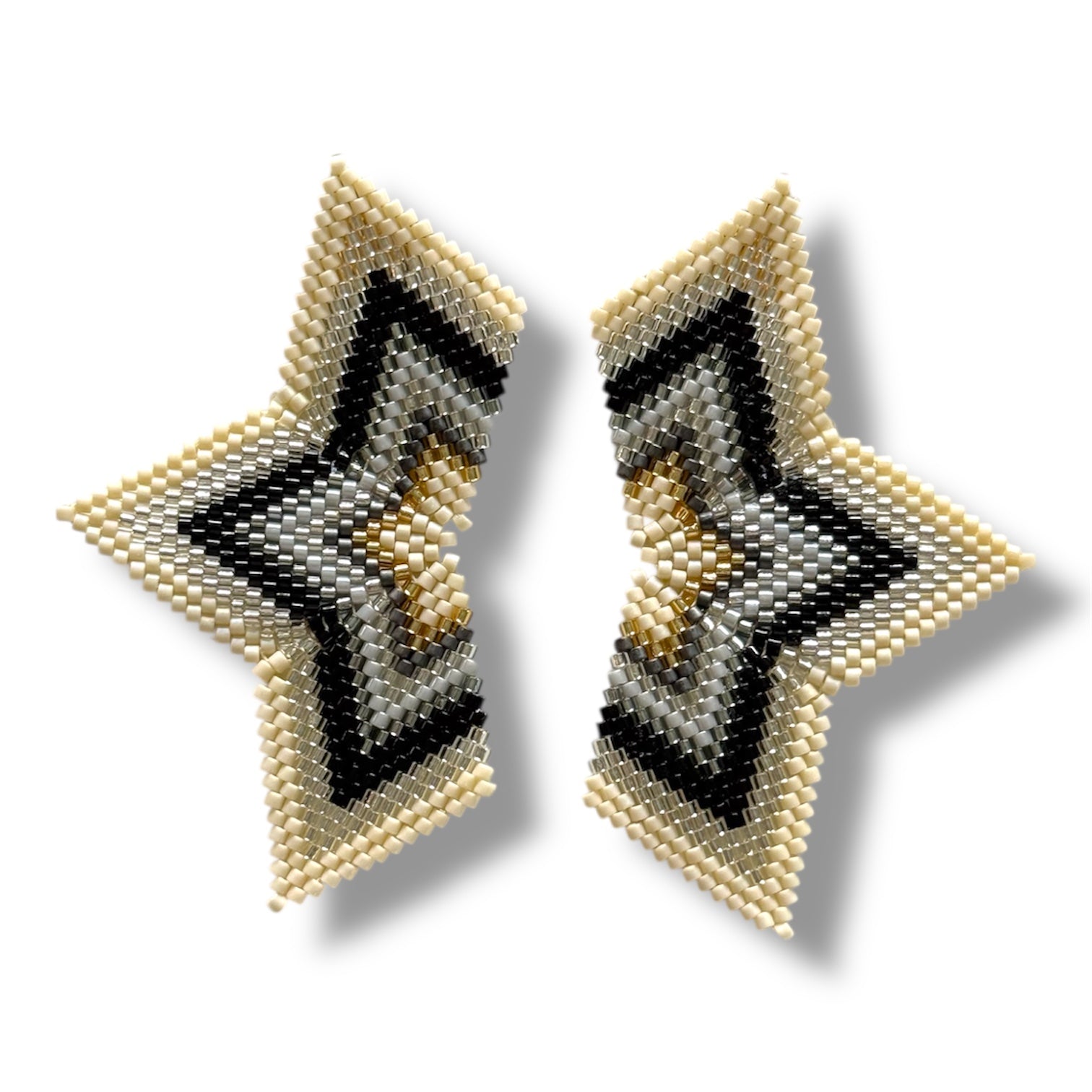 Beige and Black Star