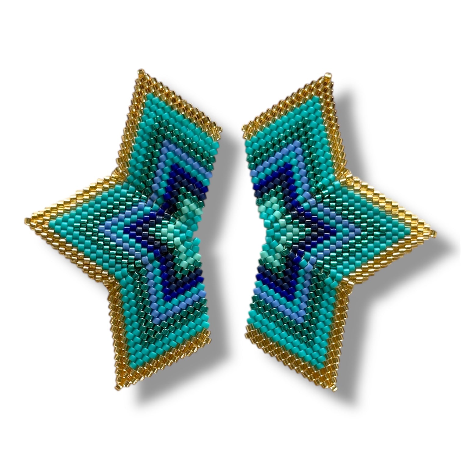 Blue and Teal Star