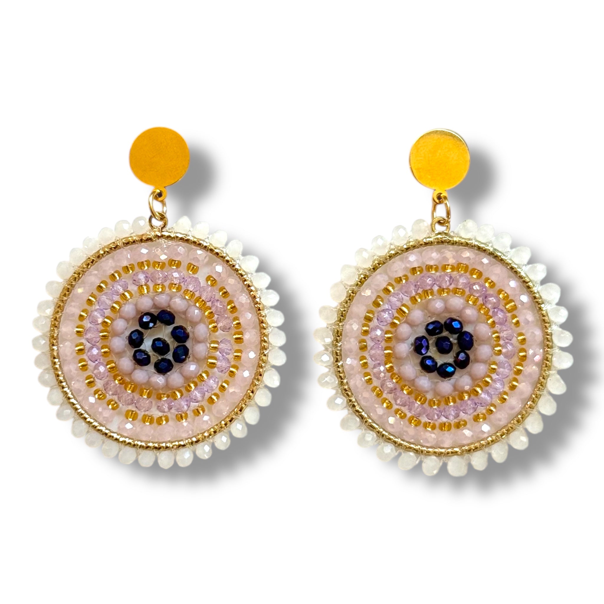 Rose Mist Hoops