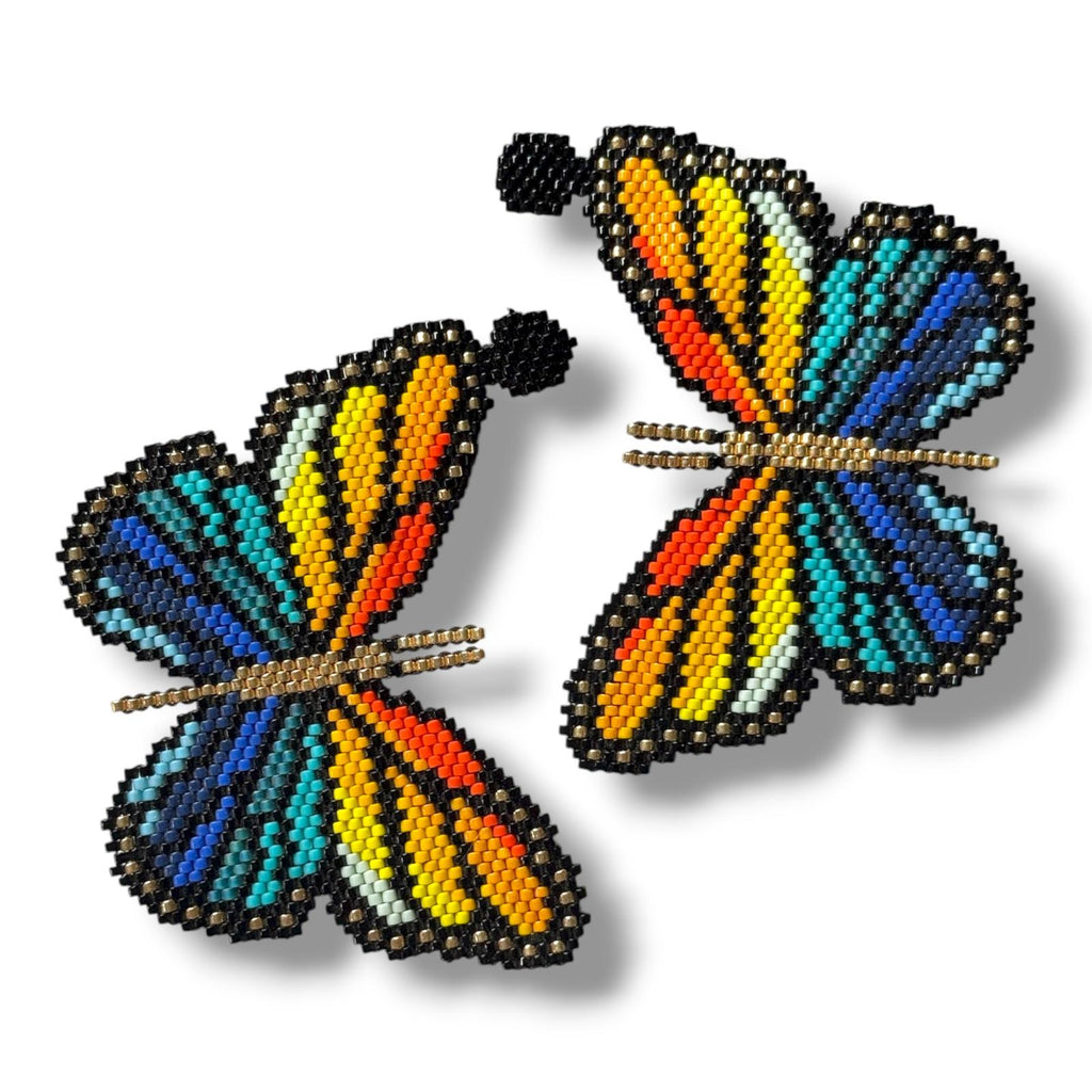 Blue and Orange Butterfly