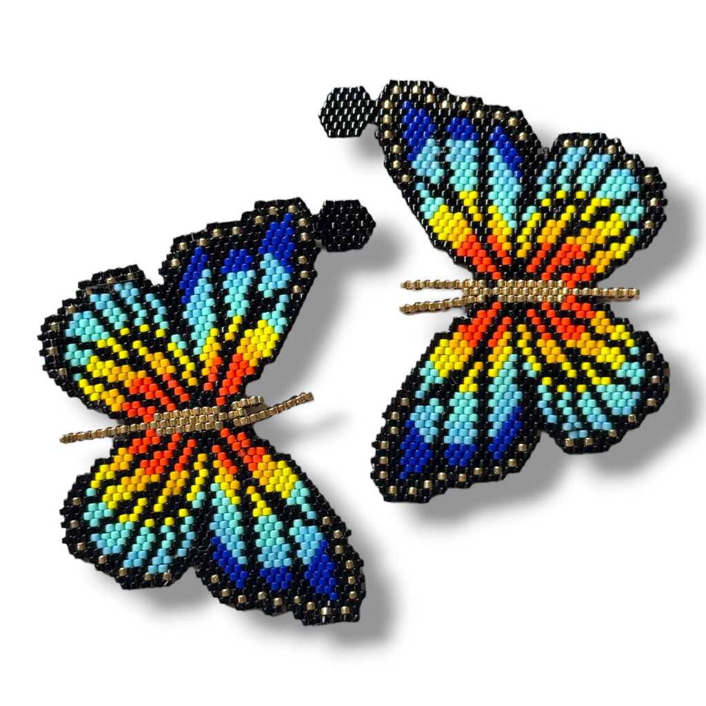 Blue and Yellow Butterfly